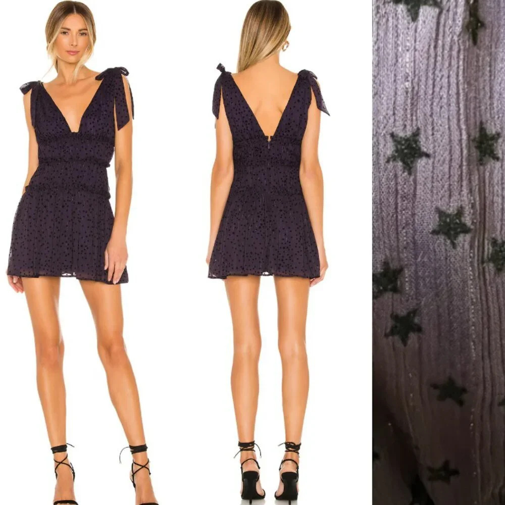 Majorelle Emmalyn Star Pattern Mini Dress 17943
